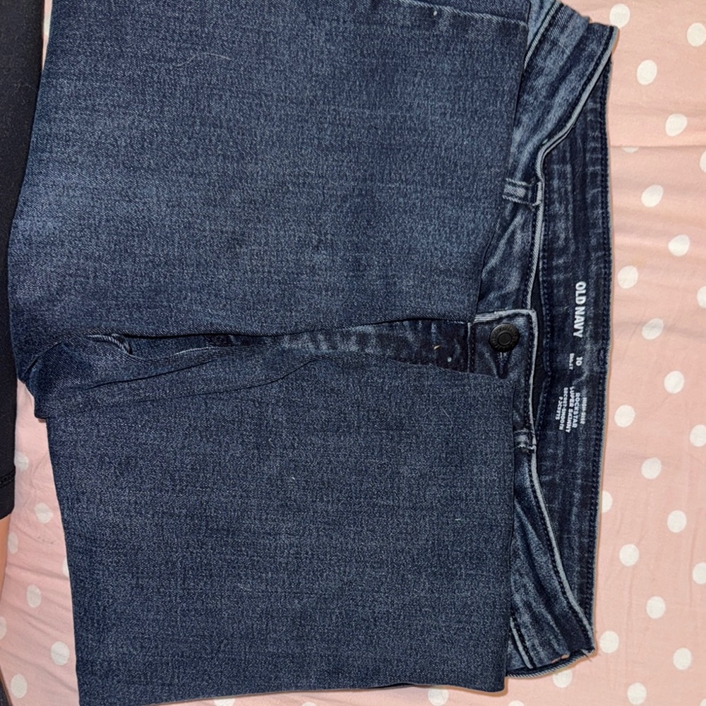 Old Navy Women's High Rise Jeans - Dark Blue
